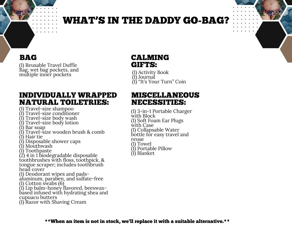 Pre-Packed Daddy Go-Bag