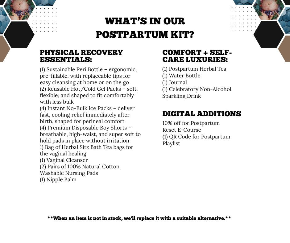 Postpartum Recovery Kits