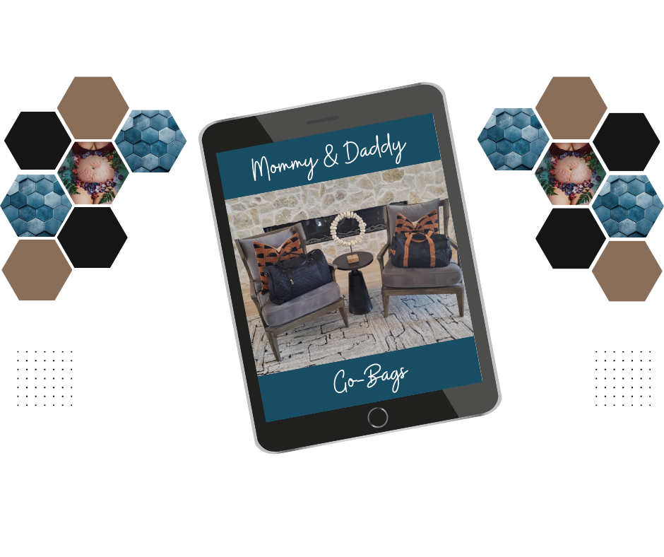 Hospital go-bag thoughtfully prepared for birth and postpartum transition, supporting comfort and readiness